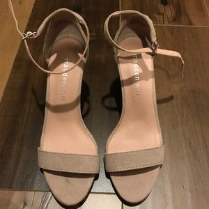 Madden Girl Bella Two Piece Block Heel